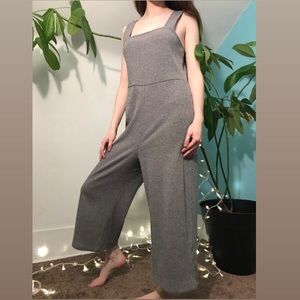 Gray tank top jumpsuit